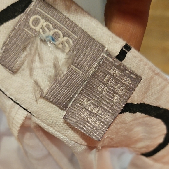 ASOS Black and White Maxi Dress - Picture 6 of 6